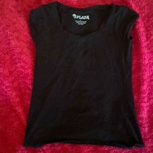 Plain Large Black Tee
